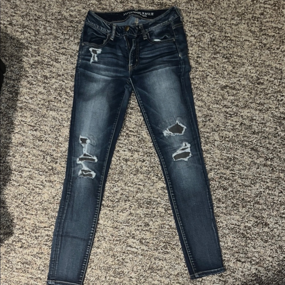 🆕 AEO Indigo Denim Jegging